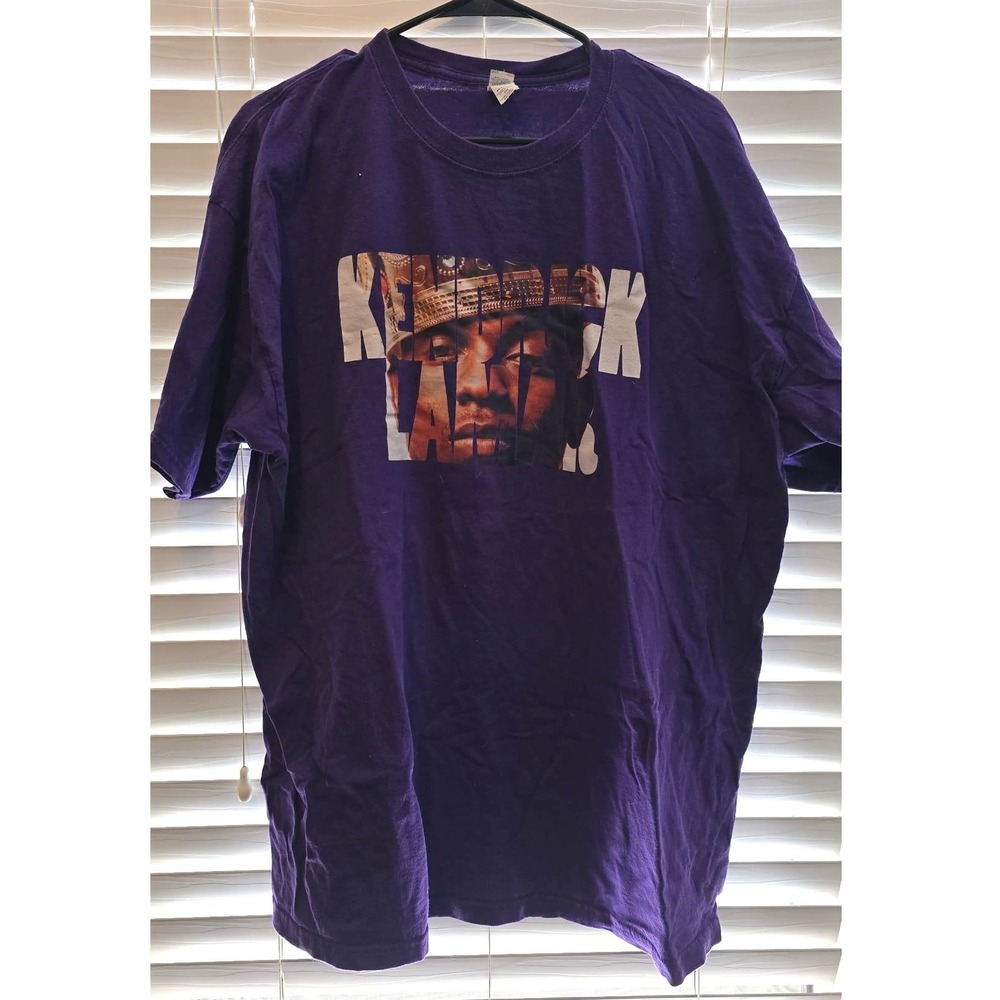 Kendrick Lamar Graphic T-Shirt Purple Mens‎ XXL Hip Hop, Rapper, Tee Shirt